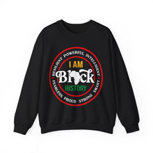 Load image into Gallery viewer, I Am Black History Crewneck Sweatshirt
